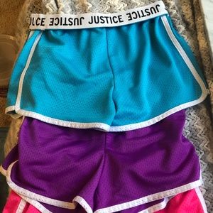 Justice basketball shorts